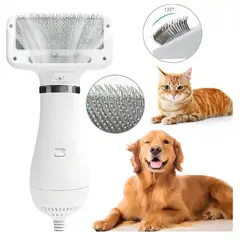 OEM - Cepillo Removedor de Pelo para Mascotas 2 en 1 Perros y Gatos