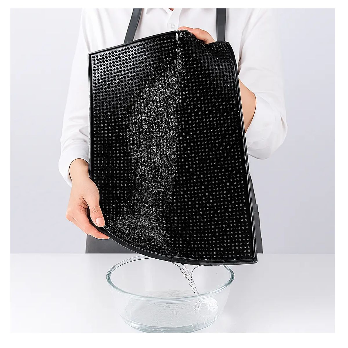 GENERICO - Pack 2 Goma Barra Tapete Escurridor Posavasos Barman 46x31cm