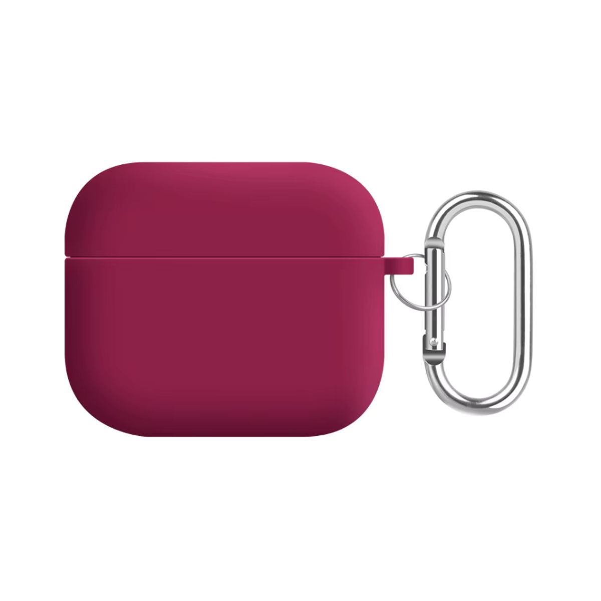 GENERICO - Funda Silicona Premium Compatible con AirPods 3 Generación - Burdeo