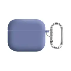 GENERICO - Funda Silicona Premium Compatible con AirPods 4 Generación - Azul Gris