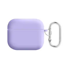 GENERICO - Funda Silicona Premium Compatible con AirPods 4 Generación - Lavanda