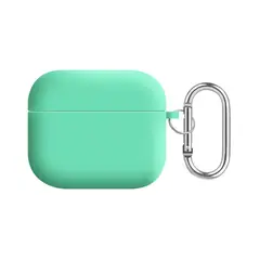 GENERICO - Funda Silicona Premium Compatible con AirPods 4 Generación - Verde Menta