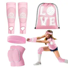 UMEXUS - Set Protección Voleibol Rodilleras Manguitos Cinta Bolsa Talla M