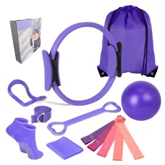 ATURE - Set 13 Yoga Pilates Elasticas Ring Resistencia Power Bands