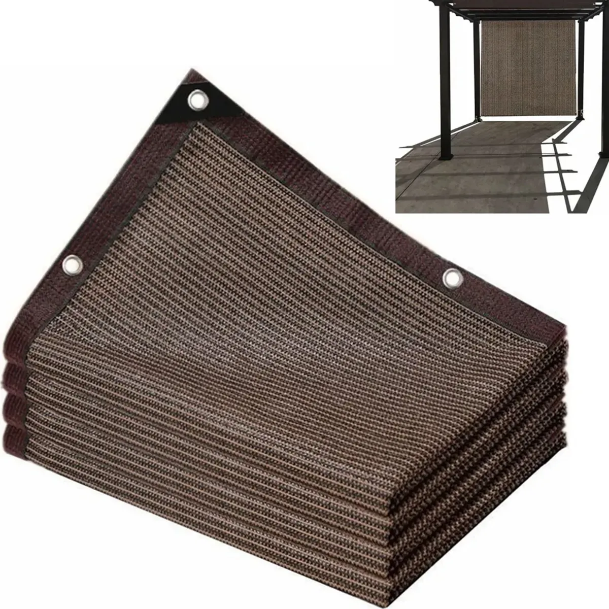GENERICO - 3x4m Lona De Malla De Sombra Red Bloqu Tasa De Sombreado 95%