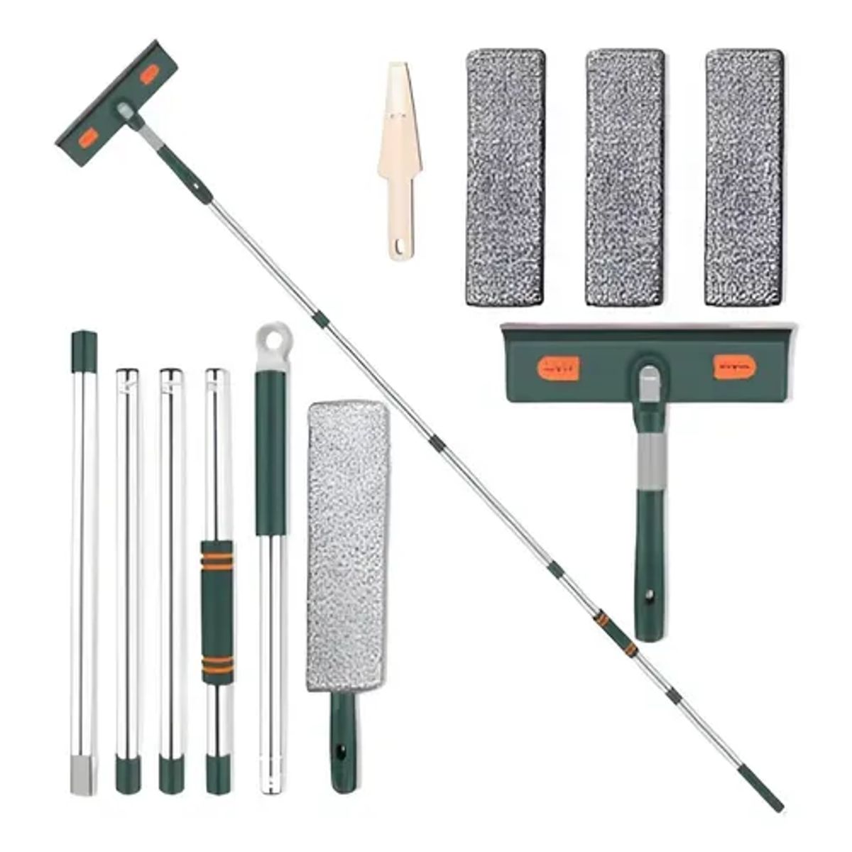 UMEXUS - Limpiacristales Desmontable De 5 Secciones, Longitud72-226cm