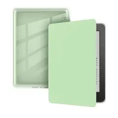 KUANGYE - Funda Acrilica + Mica Compatible Con Kindle Paperwhite 2024 12va Gen 7pul