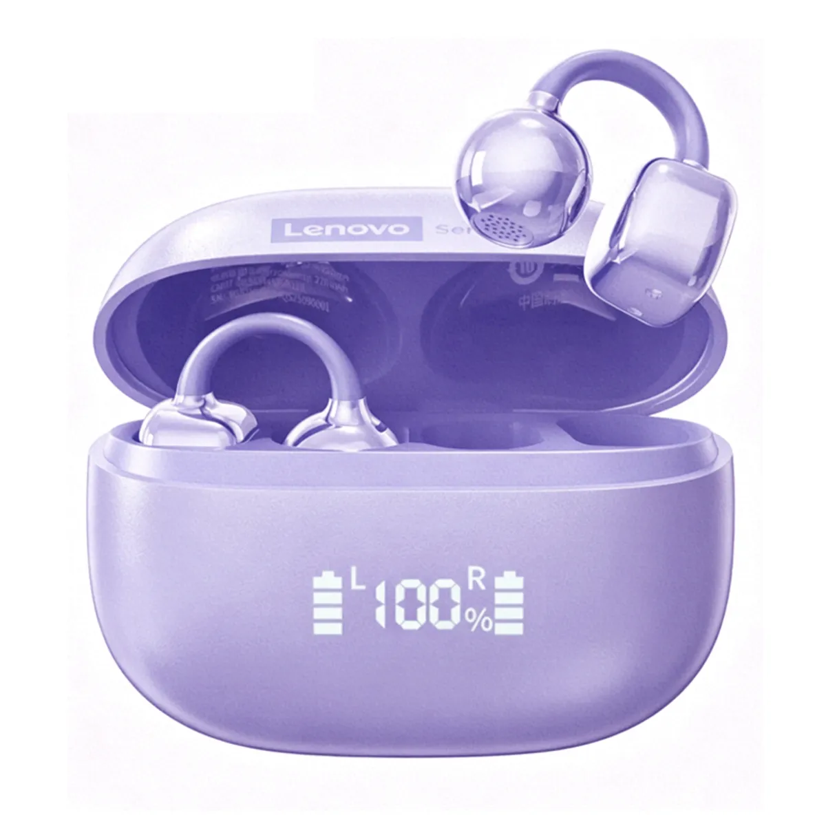 LENOVO - Audífonos Lenovo Clip Plus RS119 TWS  Bluetooth 6.0
