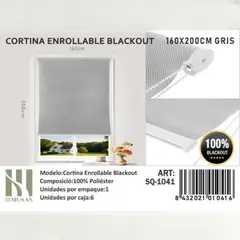 GENERICO - Cortina Roller Blackout160X200Cm