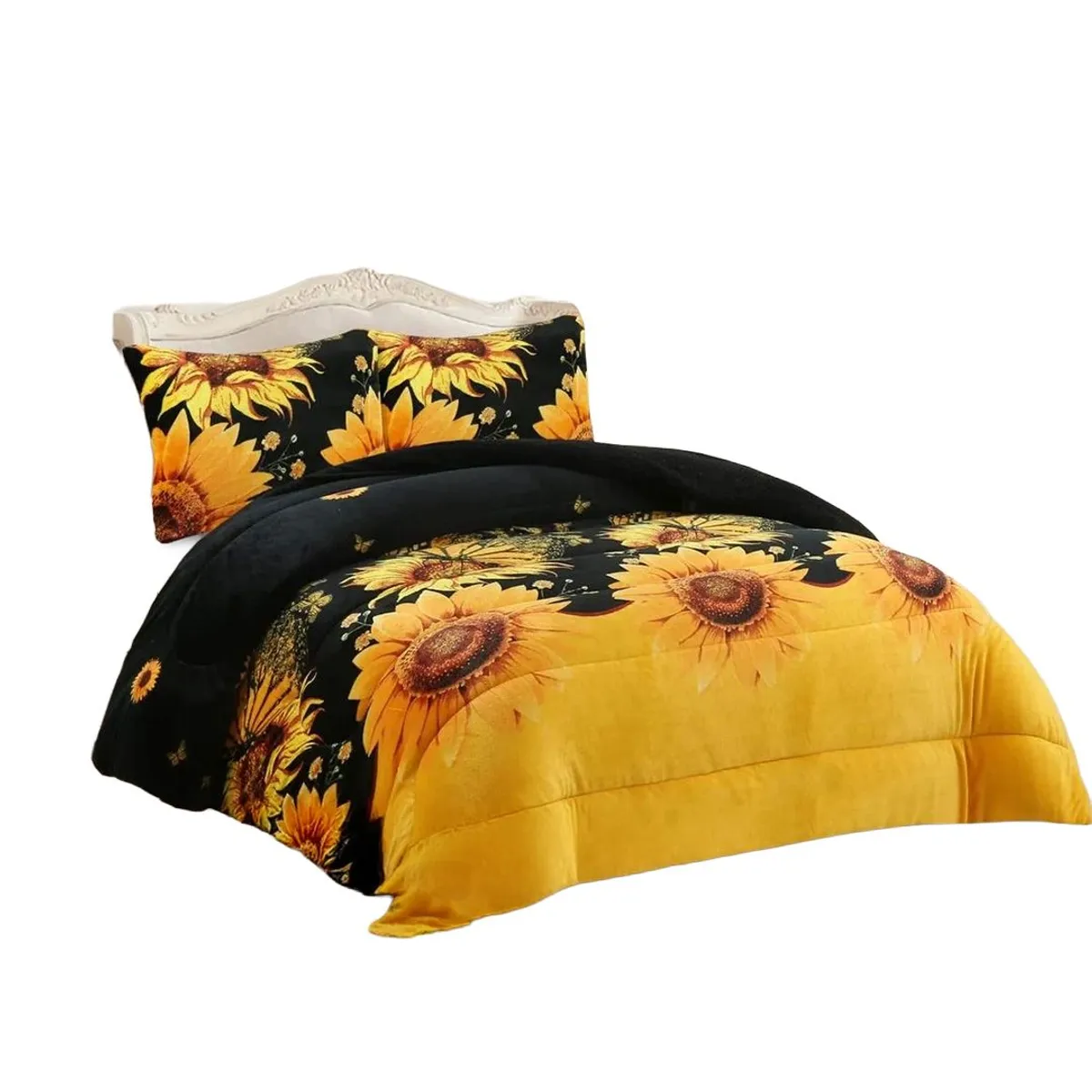 GENERICO - Cobertor Plush De Invierno 2 Plazas  Con Diseño