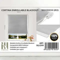 GENERICO - Cortina Roller Blackout180X200Cm