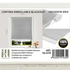 GENERICO - Cortina Roller Blackout120X200Cm