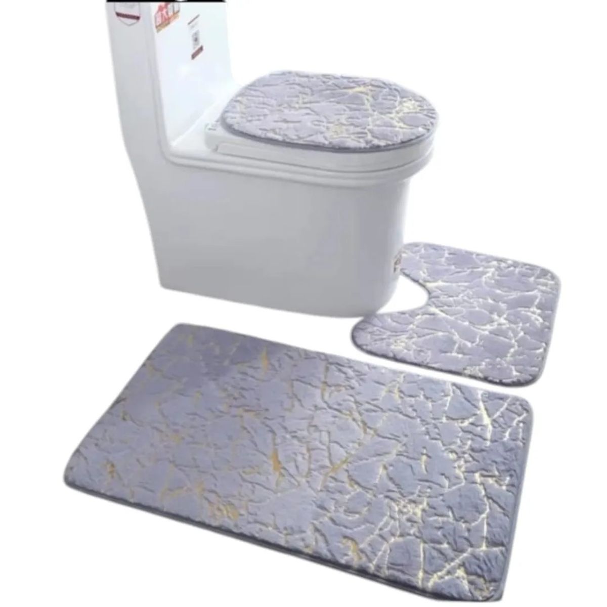 GENERICO - Set De Alfombras De Baño De 3 Piezas