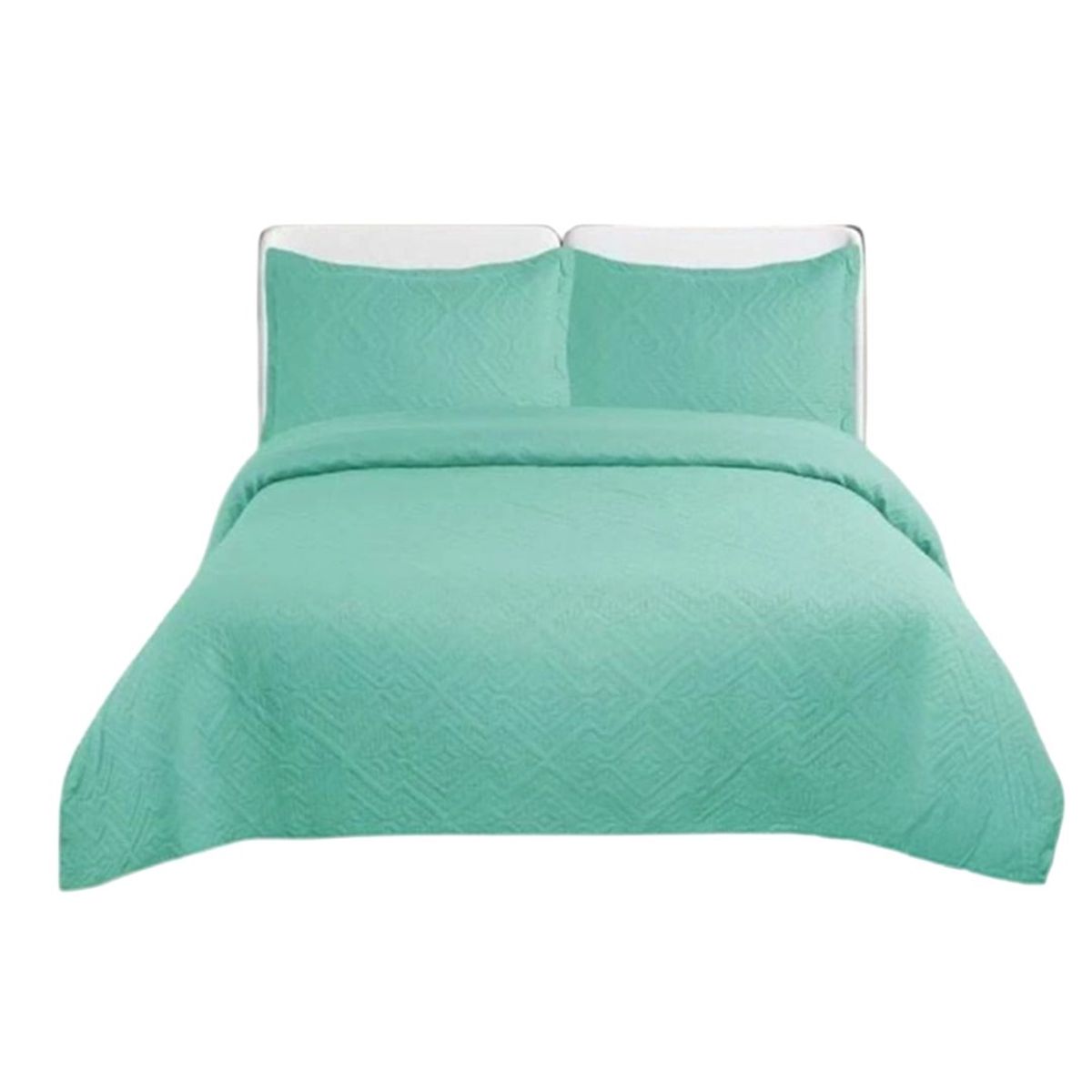 GENERICO - Cubrecama Quilt De Verano Unicolor Tf King