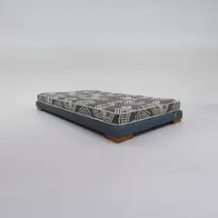 BLOCCARE - Cama 1 Plaza Box 8 cm L180 cm + Colchon Modelo Ideal - Pata 4.5 Cm