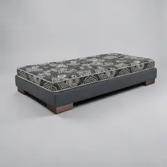 BLOCCARE - Cama 1 Plaza Box 13 cm L180 cm + Colchon Modelo Ideal - Pata 4.5 Cm