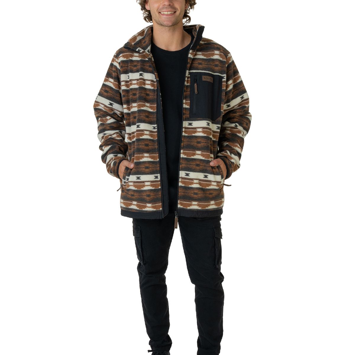 BUFFALO CHILE - Polar Veinticuatro Siete Print Hombre Buffalo