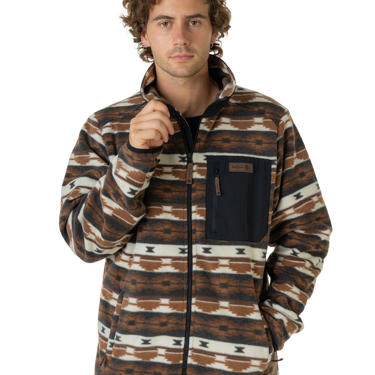 BUFFALO CHILE - Polar Veinticuatro Siete Print Hombre Buffalo