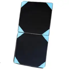 GENERICO - Colchoneta Deportiva Gimnasia Pilates Plegable 100x50Cm Negro