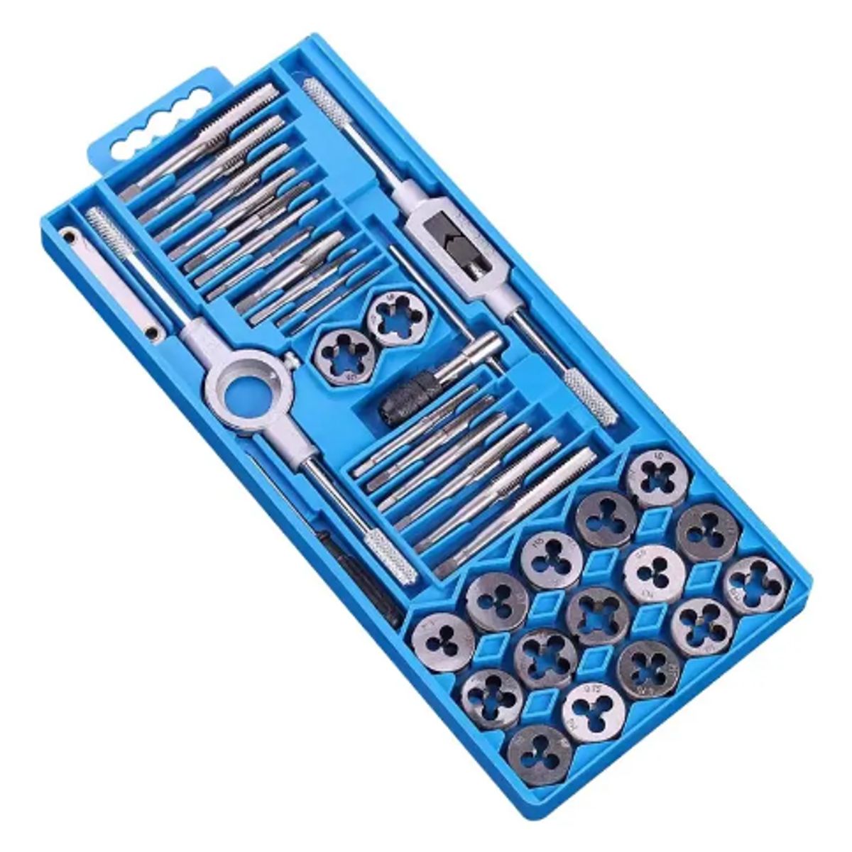 GENERICO - Set De Terrajas Llaves Machos Hembras 40 Piezas Milimétricas