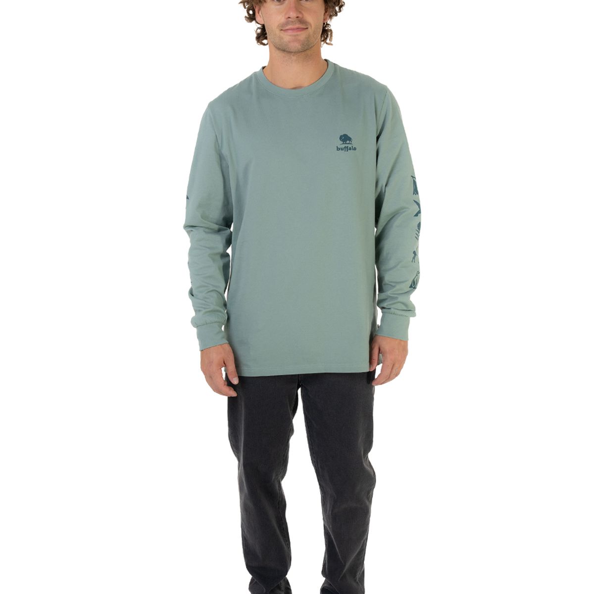 BUFFALO CHILE - Polera Manga Larga Tierra Sur Hombre Buffalo