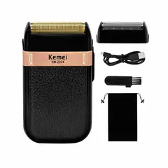 KEMEI - Máquina Afeitadora KM-2024 Negra