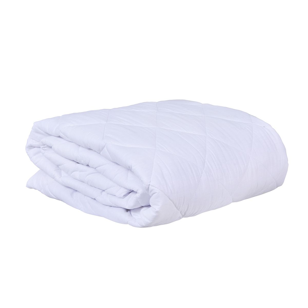 MASHINI - Mashini Cubrecolchón Ajustable 1.5 Plazas Blanco