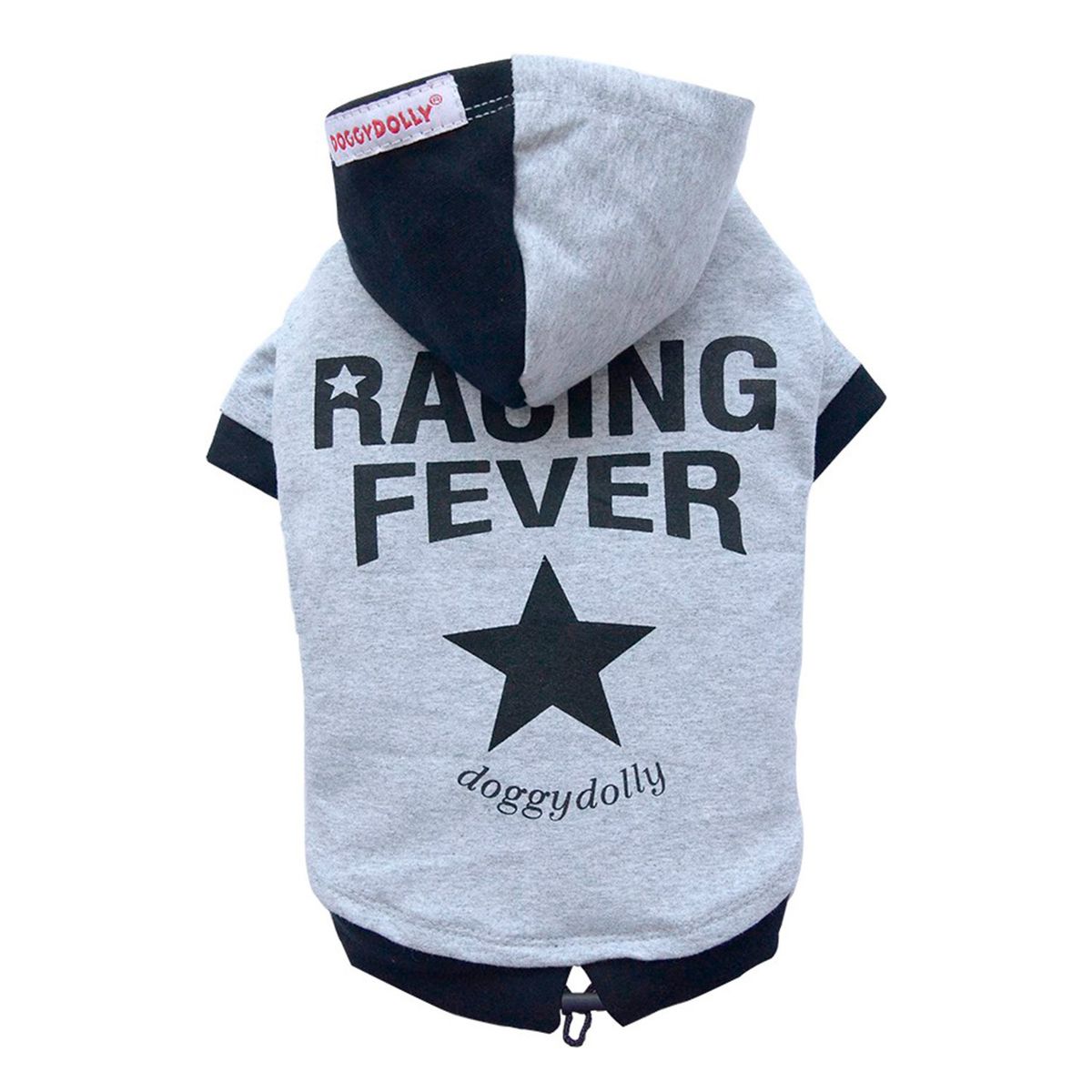 CAMON - POLERON GRIS RACING FEVER CON GORRO-M