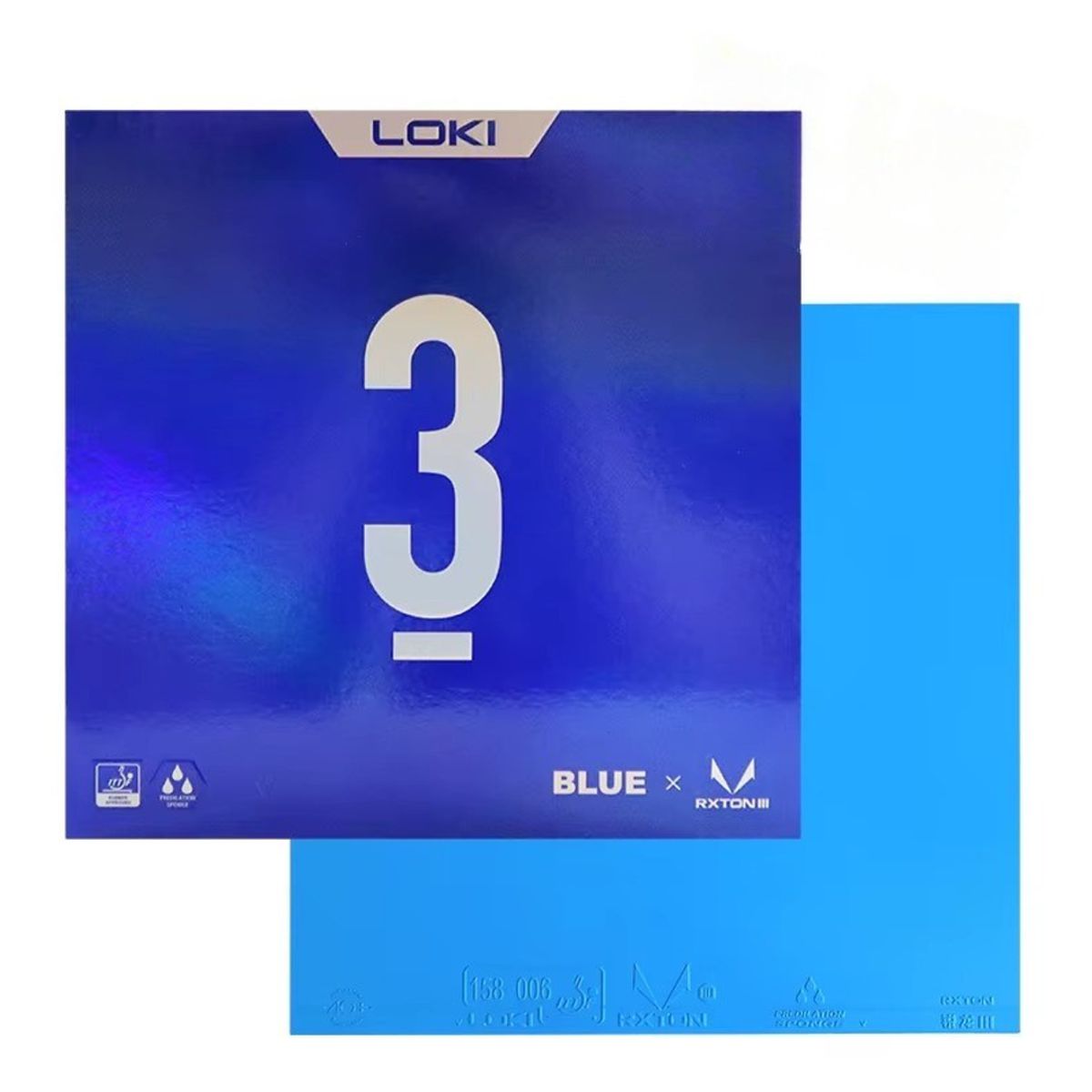 LOKI - Goma Tenis de Mesa Loki Rxton3 Blue