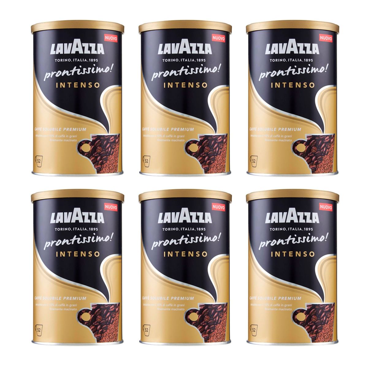 LAVAZZA - Café Lavazza Prontissimo Intenso Café Instantáneo Caja 6 Uni
