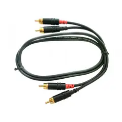 GENERICO - Cable RCA Estéreo 3m Rean by Neutrik NRA 0080 030