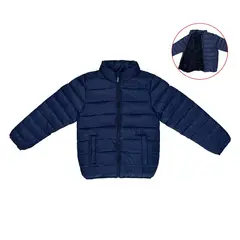 AGW - Parka Impermeable Acolchada Con Polar Niño