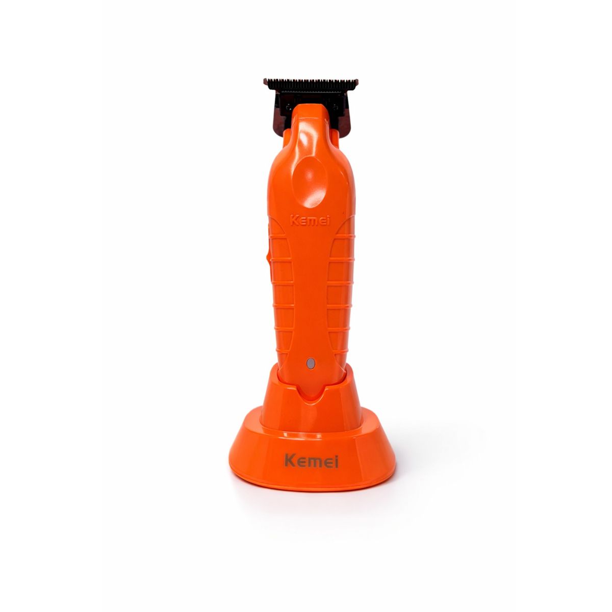 KEMEI - Maquina Trimmer Patillera Kemei 2299 Con Base De Carga Naranja