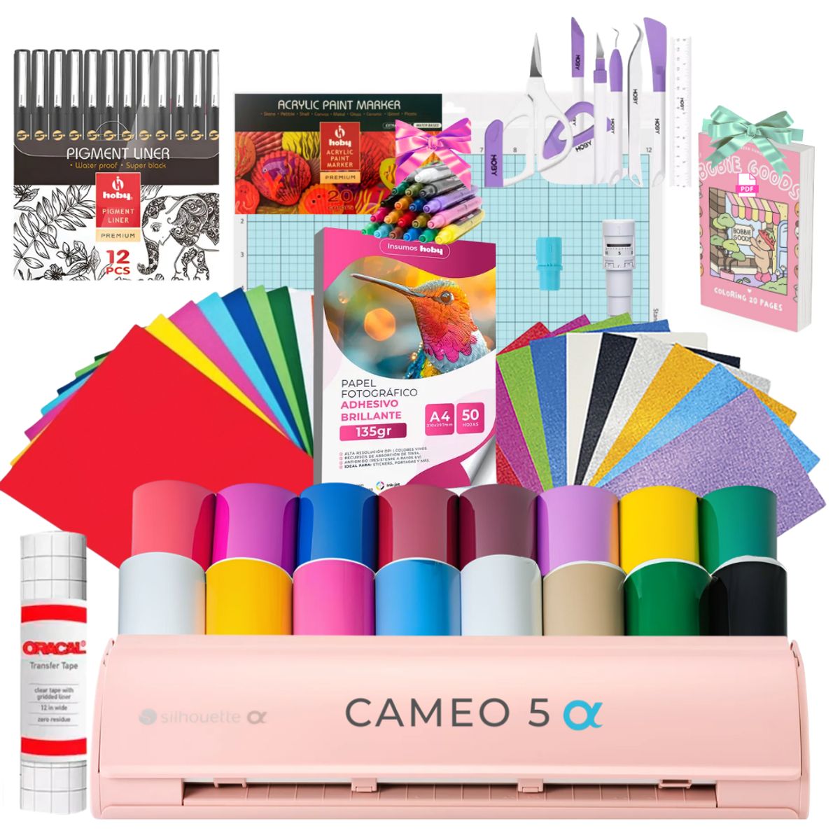 SILHOUETTE - kit plotter de corte Cameo 5 alpha JL2