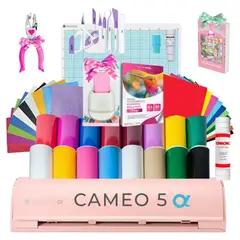 SILHOUETTE - Kit plotter de corte Cameo 5 alpha insumos KÑ43