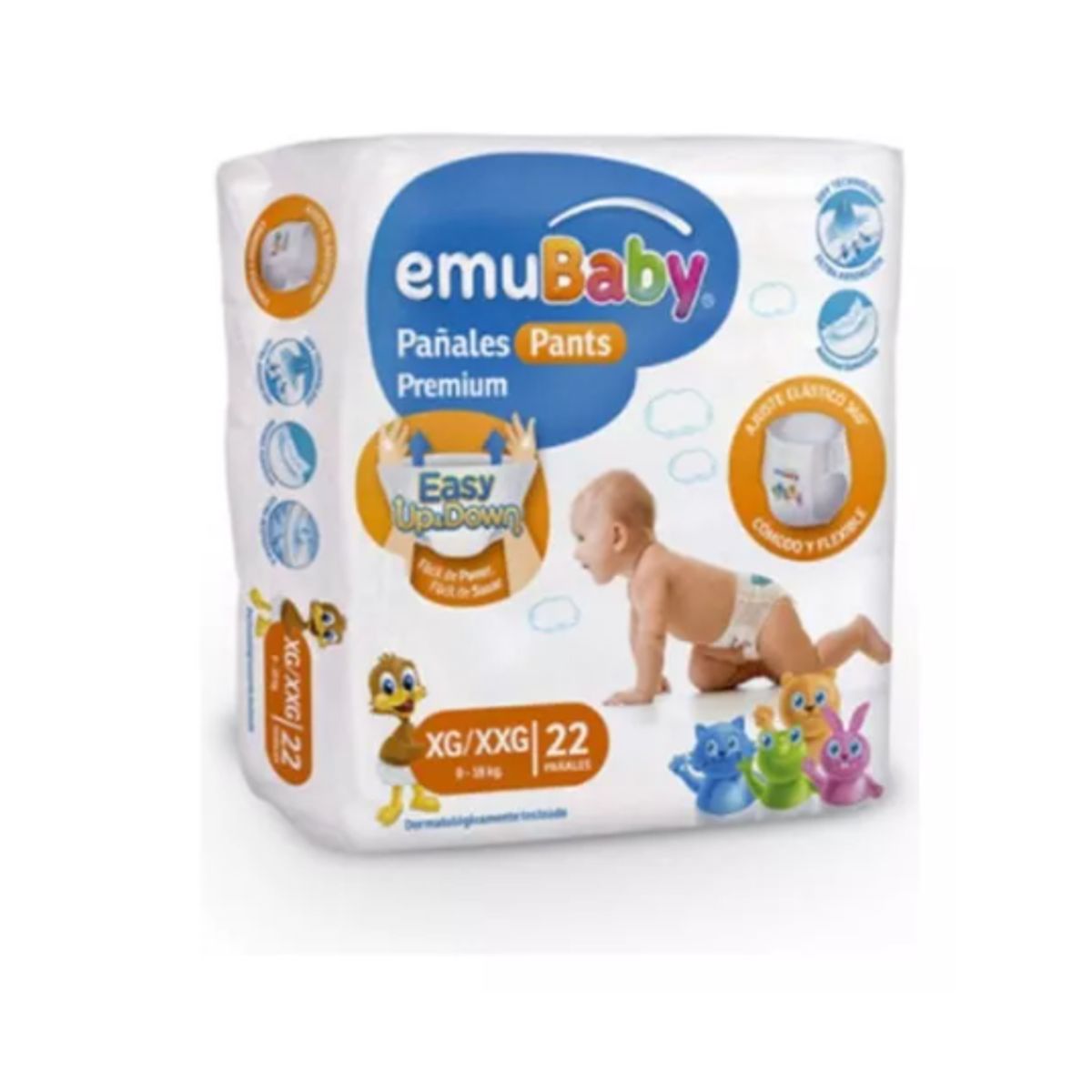 EMUBABY - Pañal Emubaby Pants Premium 22 Uds