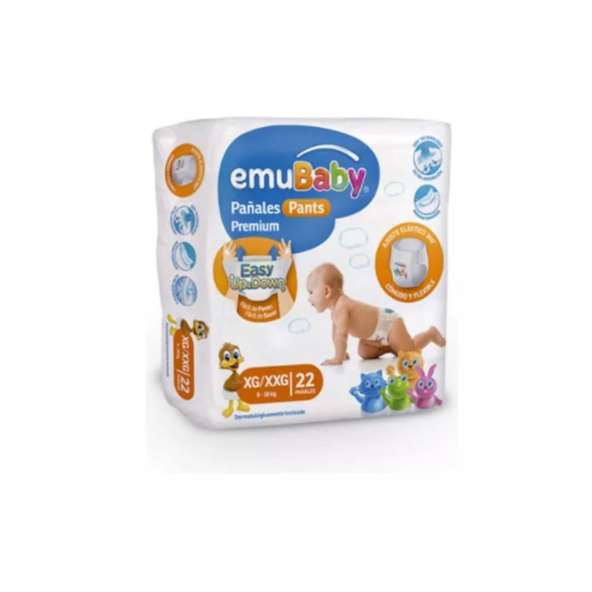 EMUBABY - Pañal Emubaby Pants Premium 22 Uds