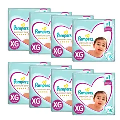 PAMPERS - Pañales Premium Care 112 pañales