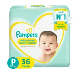 PAMPERS - 1 Paquete De Pañales (36u.)