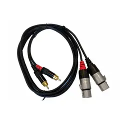 GENERICO - Cable de XLR Hembra a 2 RCA Rean NRA 0100 015