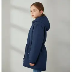 AGW - Parka Niña Forrada Polar Con Capucha Invierno