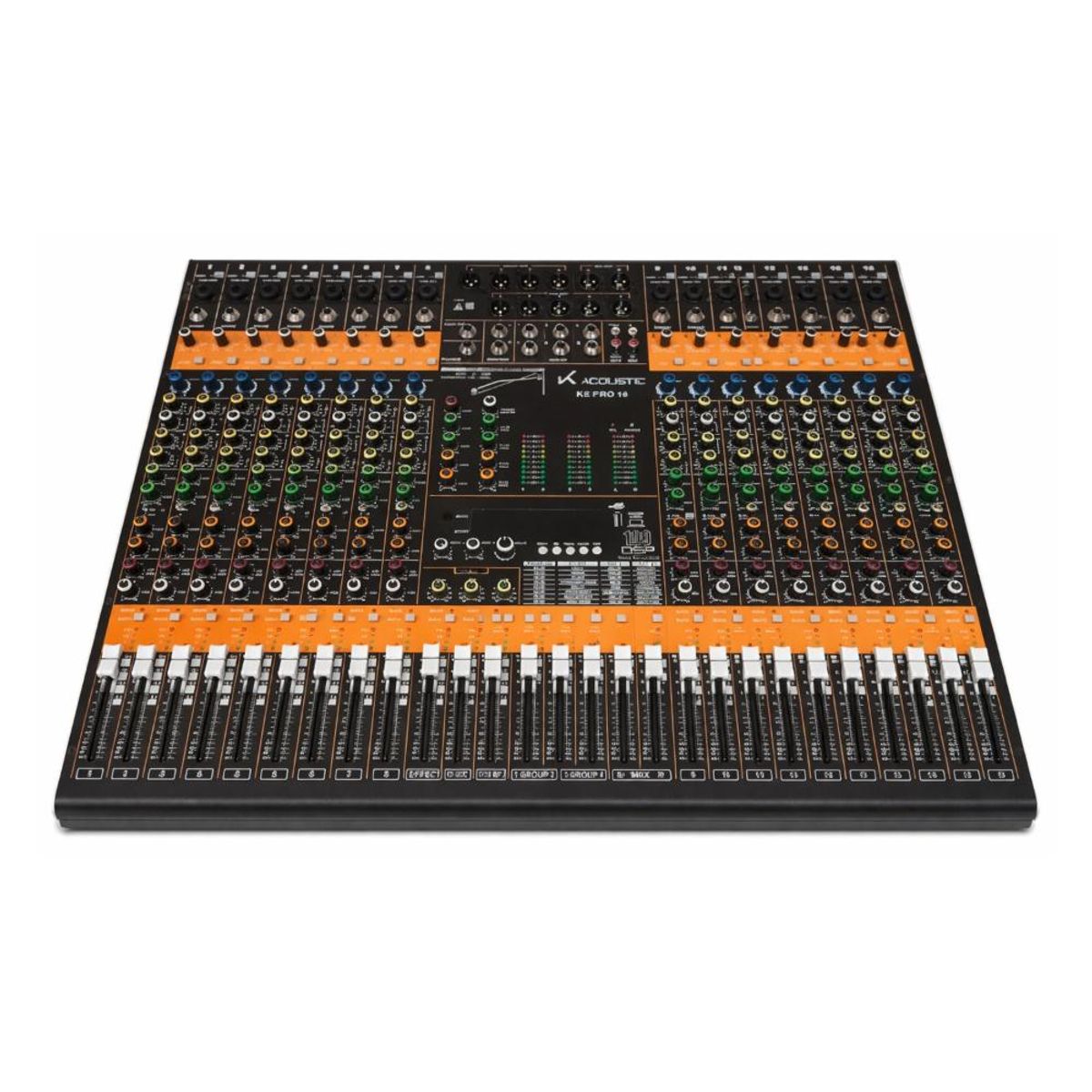 K ACOUSTIC - Mixer Analogo 16 Canales K-Acoustic KE PRO16