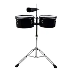 SCORPION - TIMBALETA 10+11 NEGRA INCLUYE CENCERRO Y ATRIL TSC-1011BK