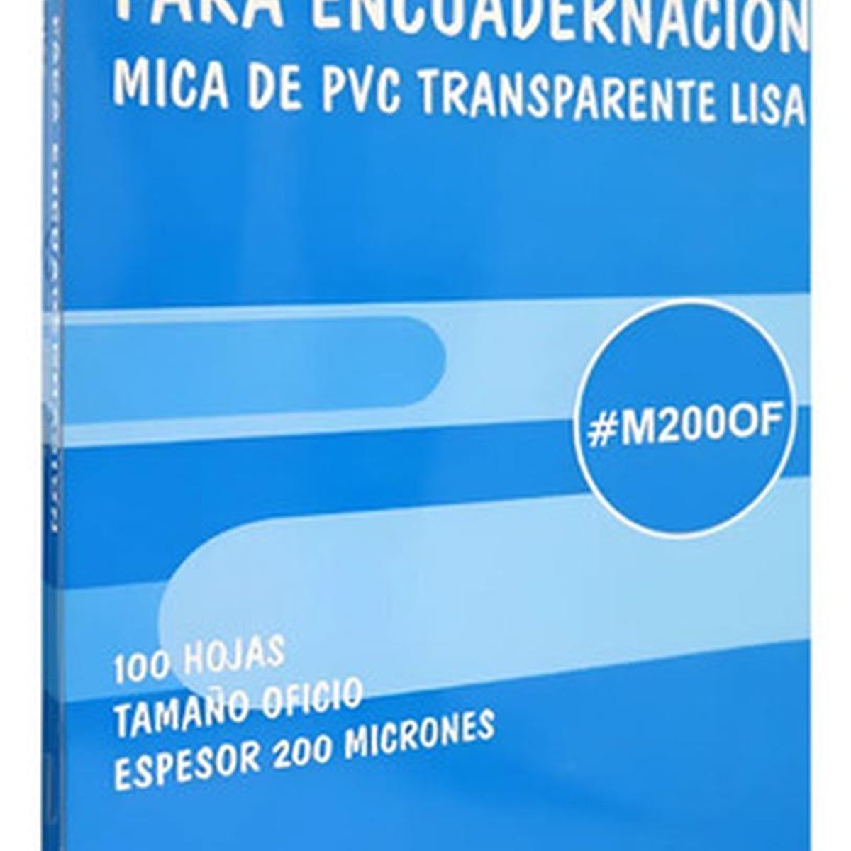 HAND - Mica Encuadernar Lisa Oficio Natural, 100 Un, 200mic. Hand