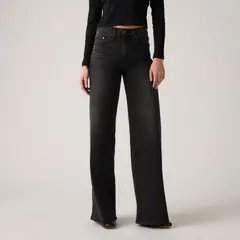 LEVIS - Jeans Mujer High Rise 728 Wide Leg Negro