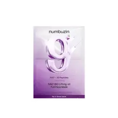 NUMBUZIN - Mascarilla Facial Bio-Tensora No. 9 - Efecto Lifting Completo