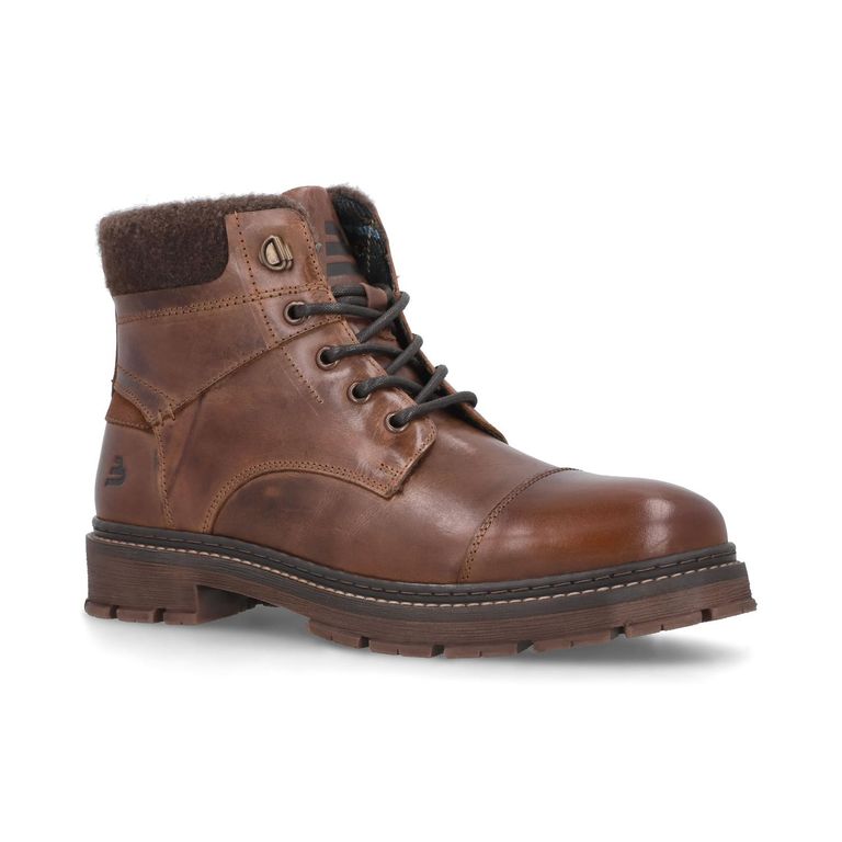 Botines Hombre Cuero Biggar-6-21 Brandy