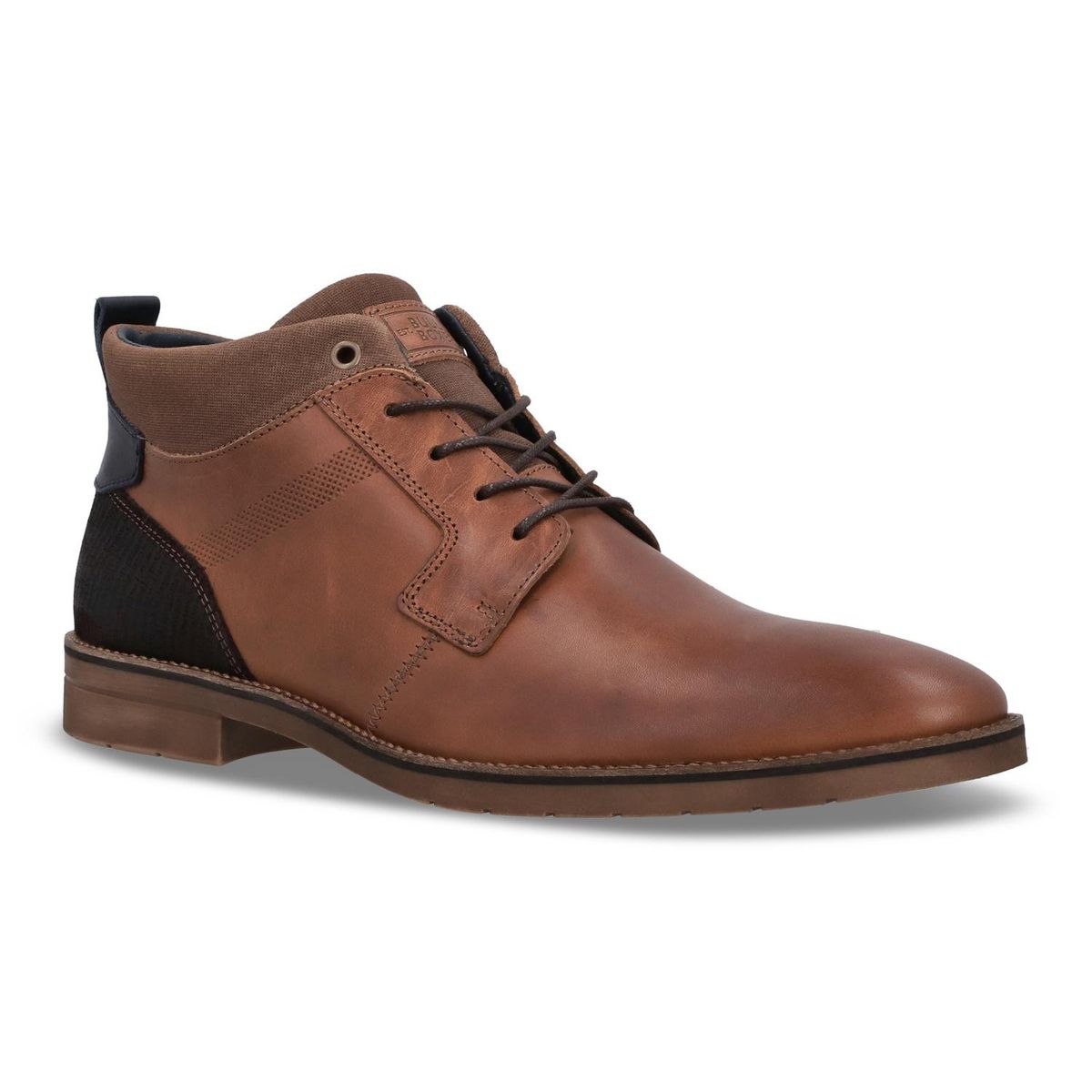 BULLBOXER - Botines Hombre Cuero Laeken-6-65 Brandy Bullboxer