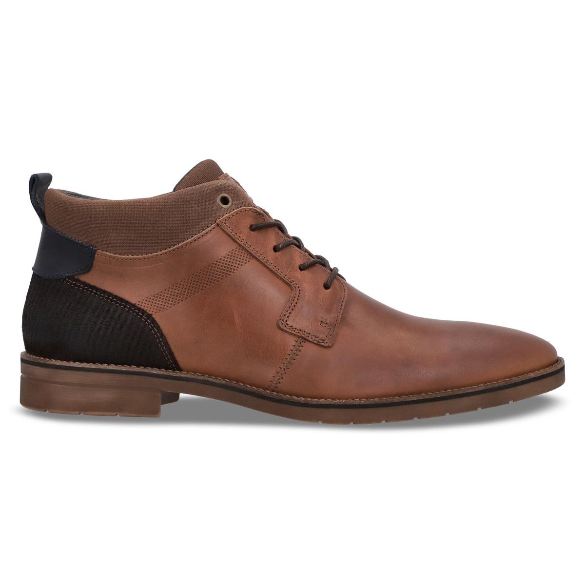 BULLBOXER - Botines Hombre Cuero Laeken-6-65 Brandy Bullboxer
