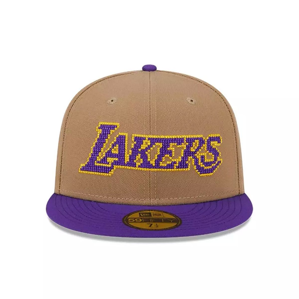 NEW ERA - Jockey Gorra New Era 59Fifty Los Angeles Lakers NBA Classic Wordmark Beige